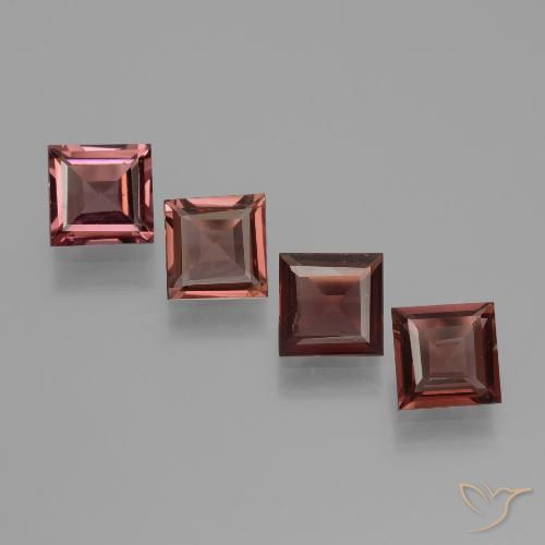 2.27ctw Naturel Rouge moyen Grenat pyrope, Carré, VS