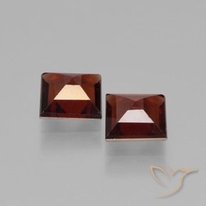 Shop natural 1.33ct Rouge foncé Grenat pyrope gems, Carré, from Mozambique at GemSelect. In stock, global shipping!