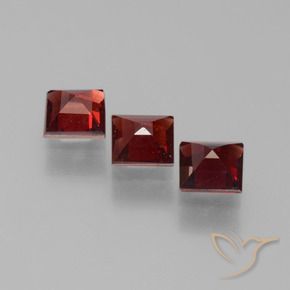 Shop natural 1.70ct Rouge sang profond Grenat pyrope gems, Carré, from Mozambique at GemSelect. In stock, global shipping!