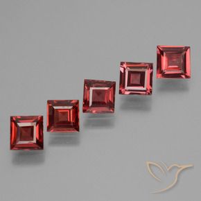 Shop natural 2.78ct Rouge sang Grenat pyrope gems, Carré, from Mozambique at GemSelect. In stock, global shipping!