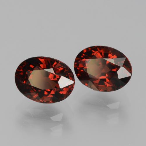 Achetez naturel 3,76ct rouge grenat pyrope gems, coupe ovale, en provenance mozambique chez gemselect. en stock, livraison internationale!