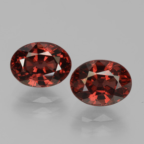 Achetez naturel 3,88ct rouge grenat pyrope gems, coupe ovale, en provenance mozambique chez gemselect. en stock, livraison internationale!