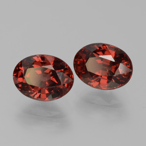 Achetez naturel 3,88ct rouge grenat pyrope gems, coupe ovale, en provenance mozambique chez gemselect. en stock, livraison internationale!