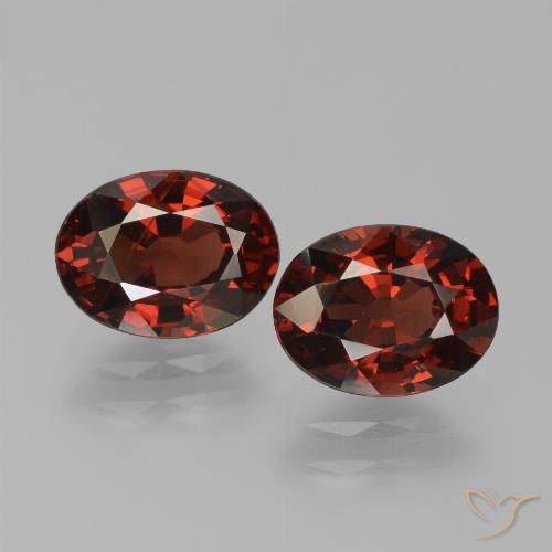 Achetez naturel 3,13ct rouge grenat pyrope gems, coupe ovale, en provenance mozambique chez gemselect. en stock, livraison internationale!