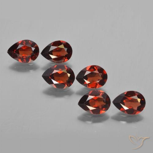 4.70ctw Naturel Rouge foncé Grenat pyrope, En forme de poire, VS