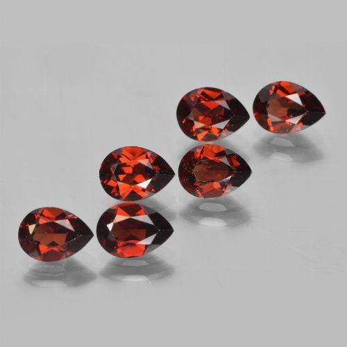 Achetez naturel 5,47ct rouge grenat pyrope gems, en forme de poire, en provenance mozambique chez gemselect. en stock, livraison internationale!