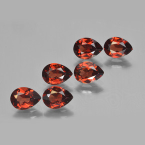 Achetez naturel 4,73ct rouge grenat pyrope gems, en forme de poire, en provenance mozambique chez gemselect. en stock, livraison internationale!