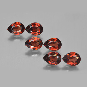 Achetez naturel 4,73ct rouge grenat pyrope gems, en forme de poire, en provenance mozambique chez gemselect. en stock, livraison internationale!