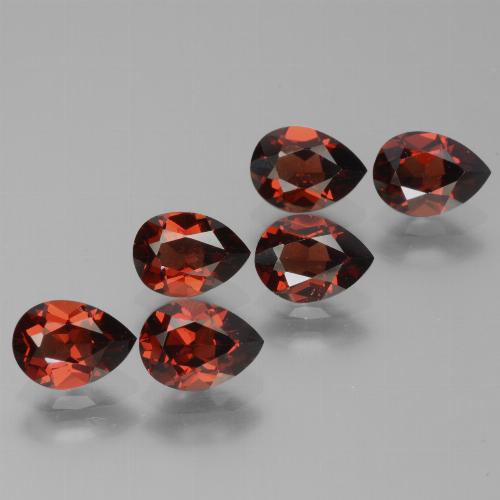 Achetez naturel 5,54ct rouge grenat pyrope gems, en forme de poire, en provenance mozambique chez gemselect. en stock, livraison internationale!