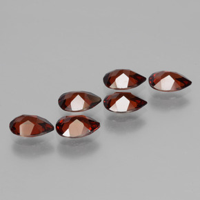 Achetez naturel 4,64ct rouge grenat pyrope gems, en forme de poire, en provenance mozambique chez gemselect. en stock, livraison internationale!