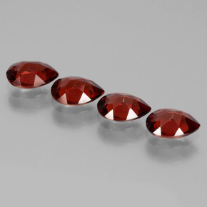 Achetez naturel 3.23ct Rouge foncé Grenat pyrope gems, En forme de poire, En provenance Mozambique chez GemSelect. En stock, livraison internationale!