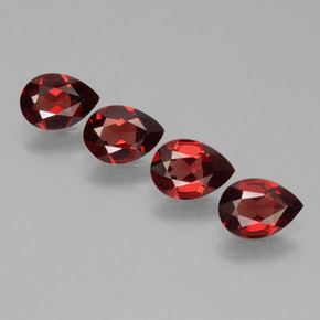Achetez naturel 2,86ct rouge grenat pyrope gems, en forme de poire, en provenance mozambique chez gemselect. en stock, livraison internationale!