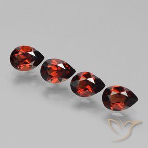 Shop natural 3.62ct Rouge groseille Grenat pyrope gems, En forme de poire, from Mozambique at GemSelect. In stock, global shipping!