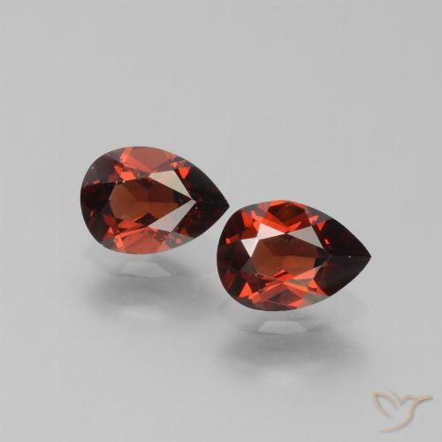 1.80ctw Naturel Rouge moyen Grenat pyrope, En forme de poire, VS