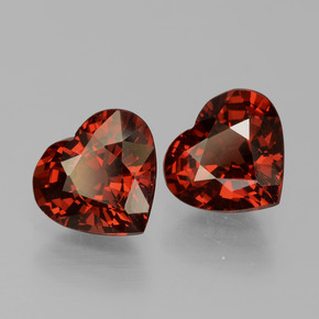 Achetez naturel ct Rouge Grenat pyrope gems, Forme de coeur, En provenance Mozambique chez GemSelect. En stock, livraison internationale!
