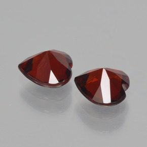 Achetez naturel ct rouge grenat pyrope gems, forme de coeur, en provenance mozambique chez gemselect. en stock, livraison internationale!