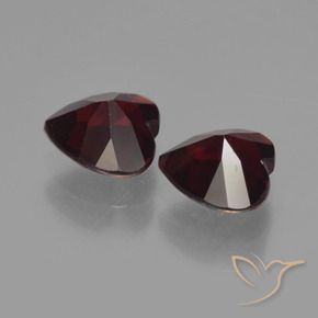 Shop natural 1.78ct Rouge foncé Grenat pyrope gems, Cœur, from Mozambique at GemSelect. In stock, global shipping!