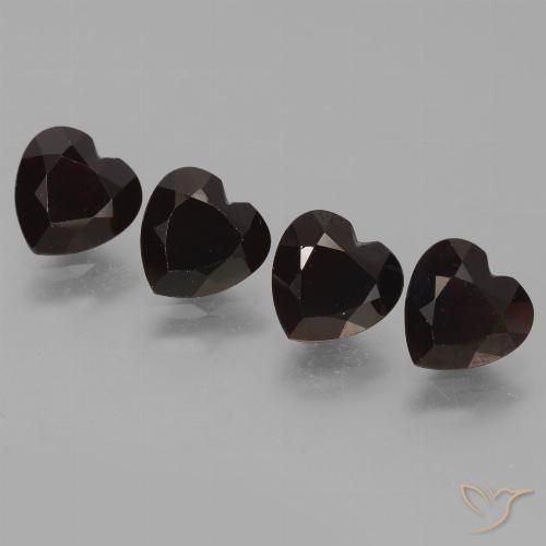 3.85ctw Naturel Rouge foncé Grenat pyrope, Cœur, VVS-VS