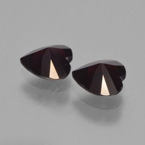 Achetez naturel 1,64ct rouge grenat pyrope gems, forme de coeur, en provenance mozambique chez gemselect. en stock, livraison internationale!