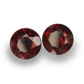 Achetez naturel ct rouge grenat pyrope gems, coupe roude, en provenance mozambique chez gemselect. en stock, livraison internationale!