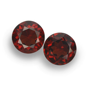 Achetez naturel 1,96ct rouge grenat pyrope gems, coupe roude, en provenance mozambique chez gemselect. en stock, livraison internationale!