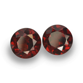 Achetez naturel 1,96ct rouge grenat pyrope gems, coupe roude, en provenance mozambique chez gemselect. en stock, livraison internationale!