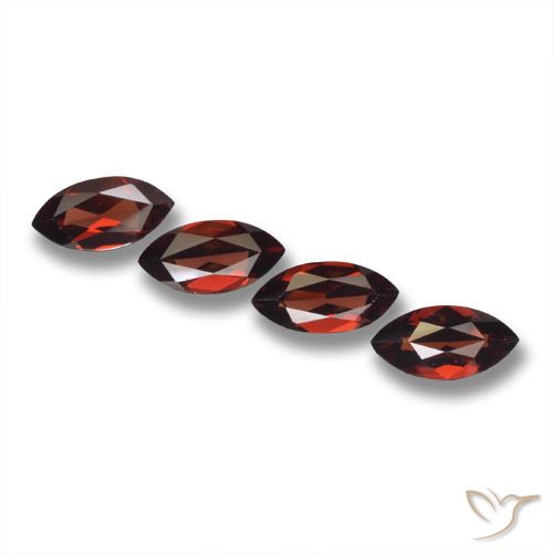 7.73ctw Naturel Rouge foncé Grenat pyrope, Marquise, VVS-VS