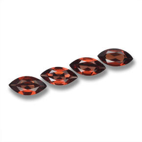 Achetez naturel 6,33ct rouge grenat pyrope gems, marquise, en provenance mozambique chez gemselect. en stock, livraison internationale!