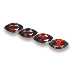 Achetez naturel 6,89ct rouge grenat pyrope gems, marquise, en provenance mozambique chez gemselect. en stock, livraison internationale!