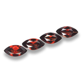 Achetez naturel 6,89ct rouge grenat pyrope gems, marquise, en provenance mozambique chez gemselect. en stock, livraison internationale!