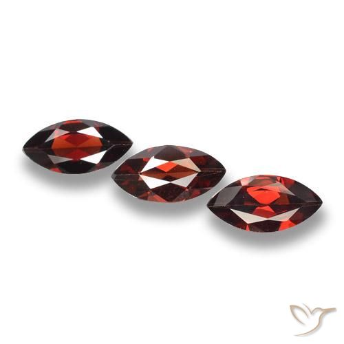 5.23ctw Naturel Rouge foncé Grenat pyrope, Marquise, VVS-VS
