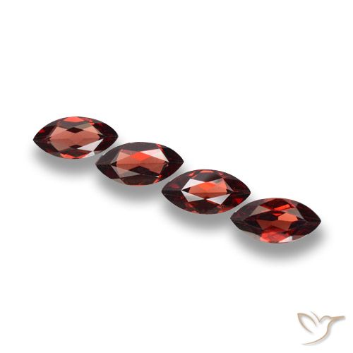 7.67ctw Naturel Rouge foncé Grenat pyrope, Marquise, VVS-VS