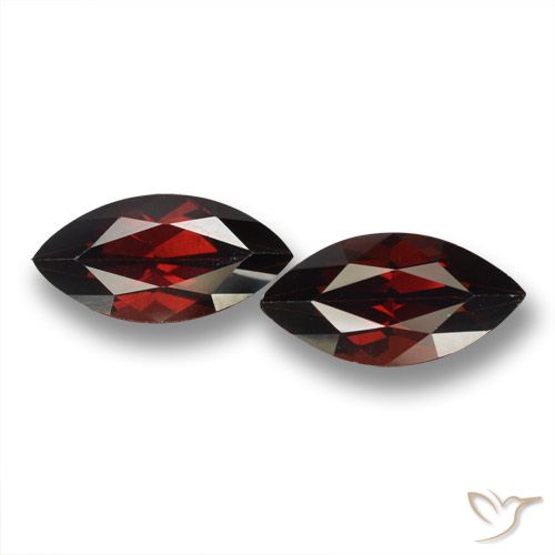 4.43ctw Naturel Rouge foncé Grenat pyrope, Marquise, VVS-VS