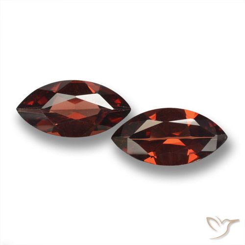 3.54ctw Naturel Rouge merlot Grenat pyrope, Marquise, VVS-VS