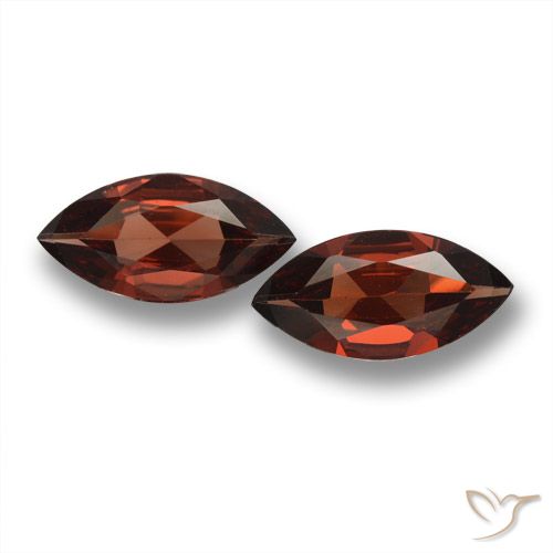 3.15ctw Naturel Rouge foncé Grenat pyrope, Marquise, VVS-VS