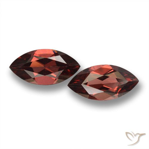 3.99ctw Naturel Rouge moyen-foncé Grenat pyrope, Marquise, VVS-VS