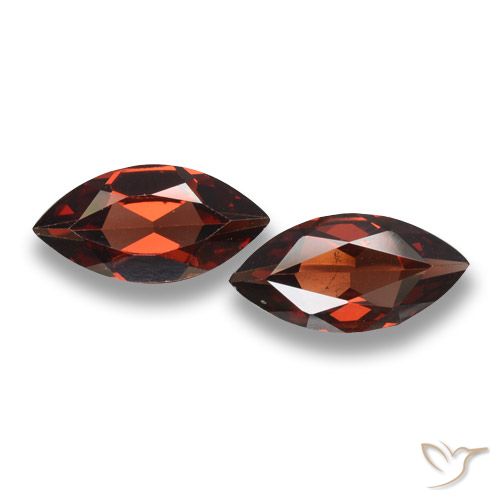 3.43ctw Naturel Rouge foncé Grenat pyrope, Marquise, VVS-VS