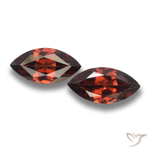 3.88ctw Naturel Rouge merlot Grenat pyrope, Marquise, VVS-VS