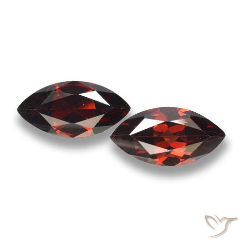 4.15ctw Naturel Rouge foncé Grenat pyrope, Marquise, VVS-VS