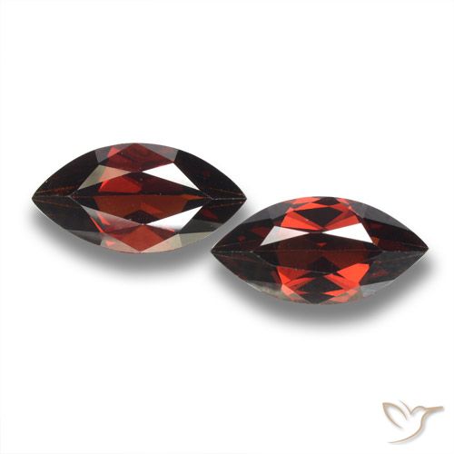 4.20ctw Naturel Rouge foncé Grenat pyrope, Marquise, VVS-VS