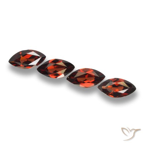 7.44ctw Naturel Rouge moyen Grenat pyrope, Marquise, VVS-VS