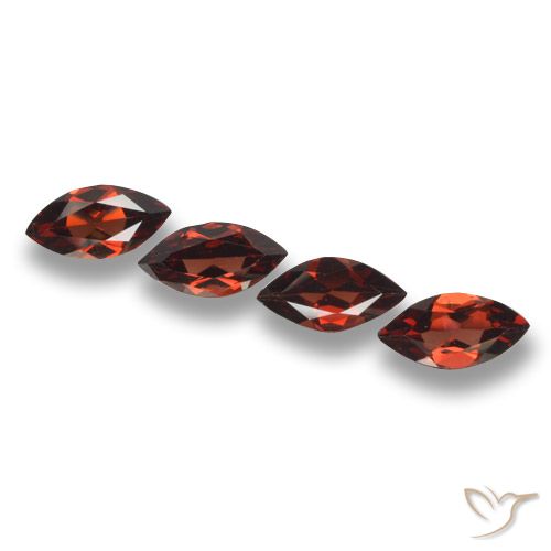 7.46ctw Naturel Rouge foncé Grenat pyrope, Marquise, VVS-VS