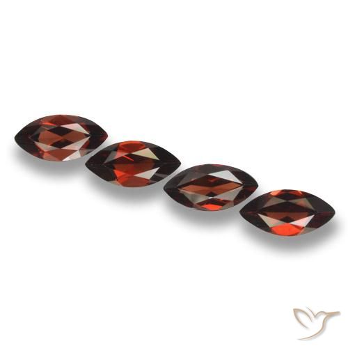 8.02ctw Naturel Rouge foncé Grenat pyrope, Marquise, VVS-VS