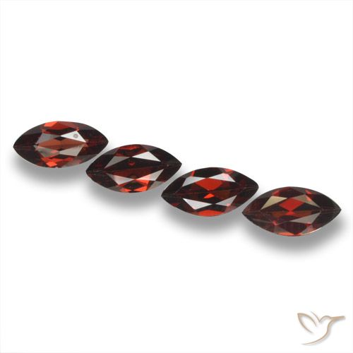 7.36ctw Naturel Rouge foncé Grenat pyrope, Marquise, VVS-VS