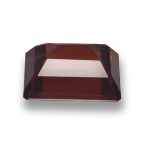 Grenat pyrope rouge naturelle taille émeraude, 3,38 ct, VVS