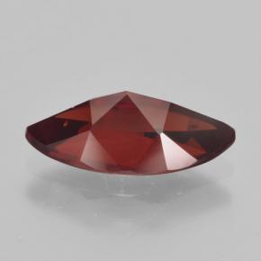 Grenat pyrope rouge naturelle marquise, 2,06 ct, VVS-VS
