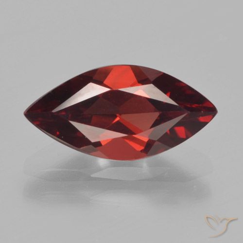 1.90ct Naturel Rouge foncé Grenat pyrope, Marquise, VVS-VS