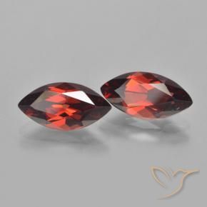 Shop natural 4.38ct Rouge sang profond Grenat pyrope gems, Marquise, from Mozambique at GemSelect. In stock, global shipping!
