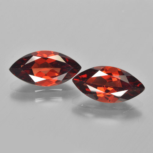 Achetez naturel 3.86ct Rouge moyen Grenat pyrope gems, Marquise, En provenance Mozambique chez GemSelect. En stock, livraison internationale!