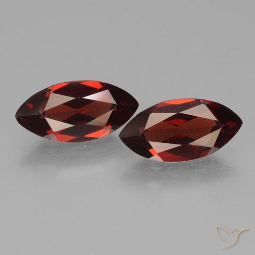 4.21ctw Naturel Rouge foncé Grenat pyrope, Marquise, VVS-VS